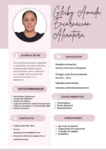 Curriculum-Vitae-de-Mujer-Profesional-con-Foto-Femenino-Rosa