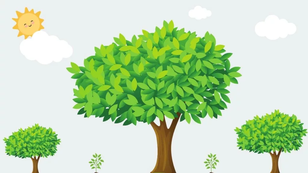 Arte gráfico sobre la primavera, para ilustrar la fase expansión de los ciclos económicos.