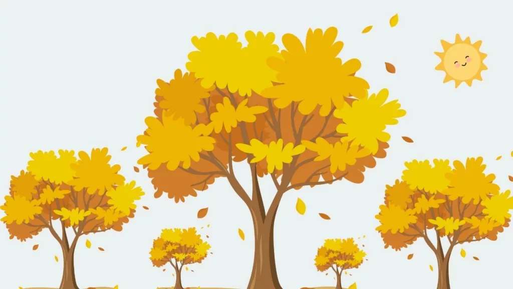 Arte gráfico sobre la primavera, para ilustrar la fase recesión de los ciclos económicos.